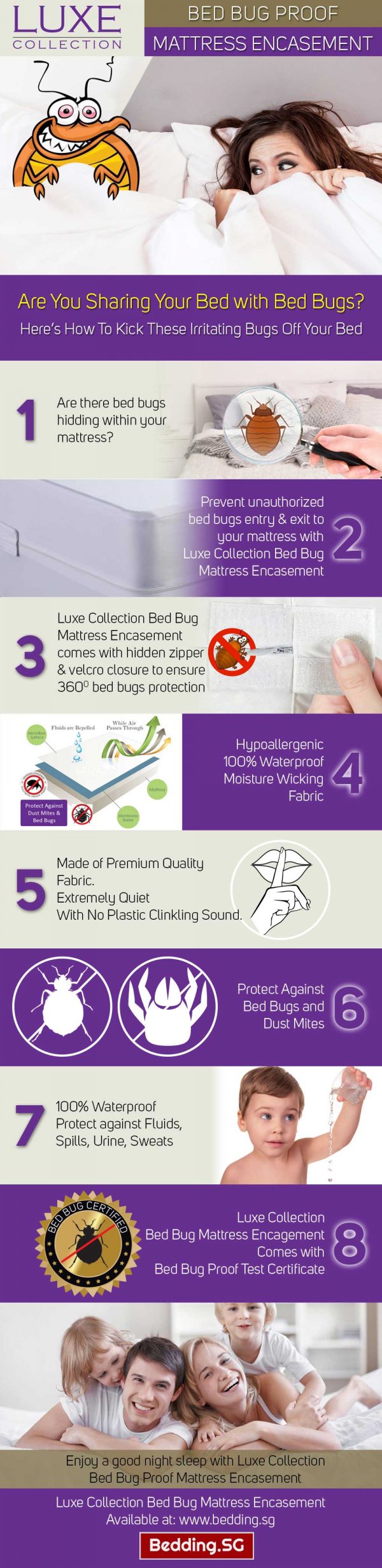 Luxe Collection Bed Bug Mattress Encasement