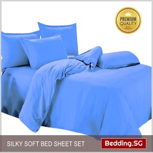 Queen Bed Sheets Light Blue