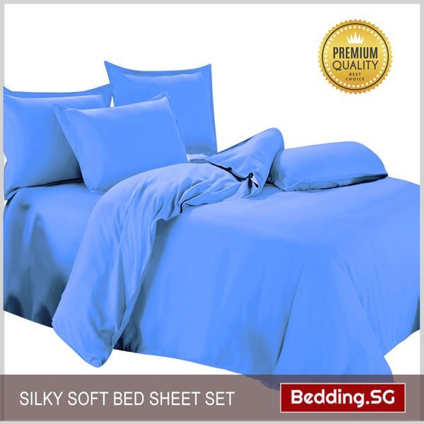 Queen Bed Sheets Light Blue