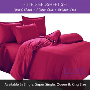 Maroon-Bedsheet-Set