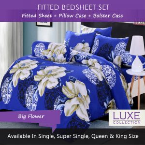 bedsheet set big flower floral design