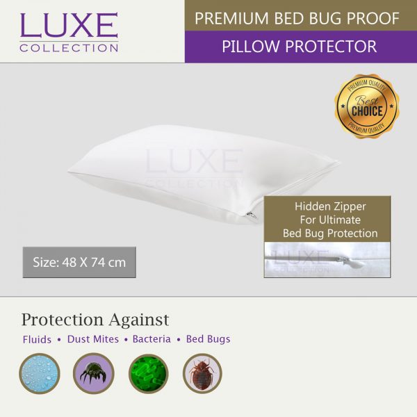 Bed Bug Pillow Protector Luxe Collection
