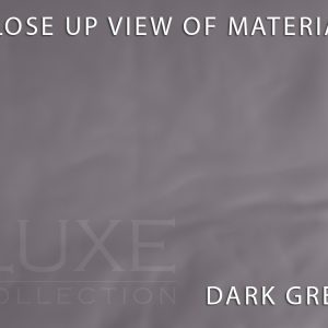 Egyptian Cotton Bedsheet Closeup View Dark Grey Color