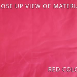 Egyptian Cotton Bedsheet Closeup View Red Color