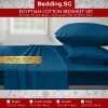 Egyptian Cotton Bedsheet Set Blue