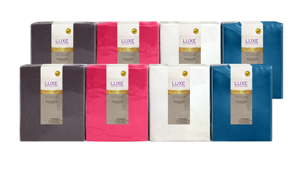 Luxe Collection Egyptian Cotton Bedsheet 4 Colors