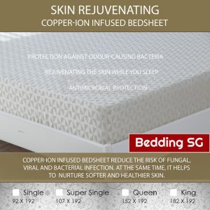 Skin Rejuvenating Copper Ion Bedsheets