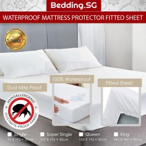 Waterproof Mattress Protector Fitted Sheet