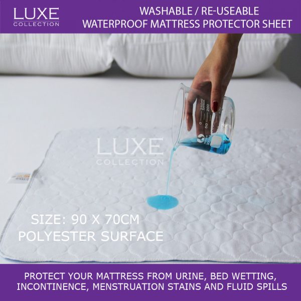 Waterproof Mattress Protector For Bed Wetting Incontinence Protection