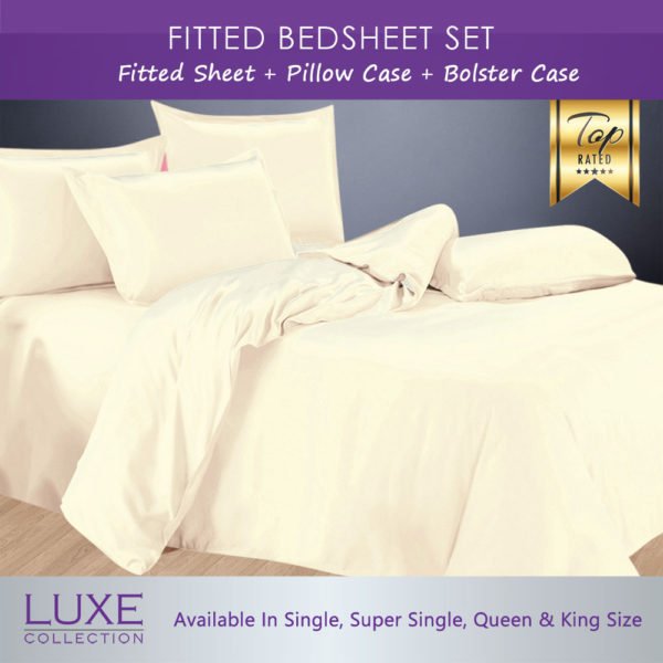 Bedsheet Set - Grey Navy Beige - All 4 Sizes - Image 3
